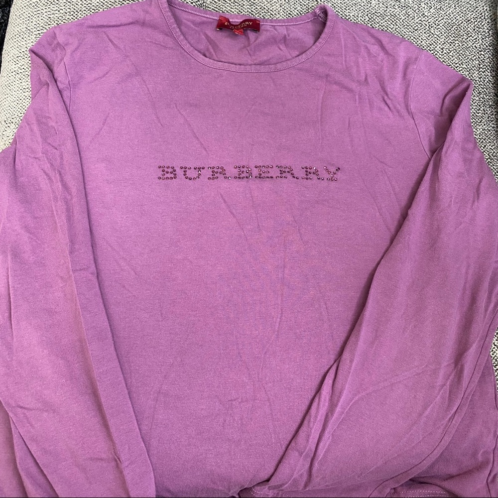 Burberry Long sleeve swarovski shirt